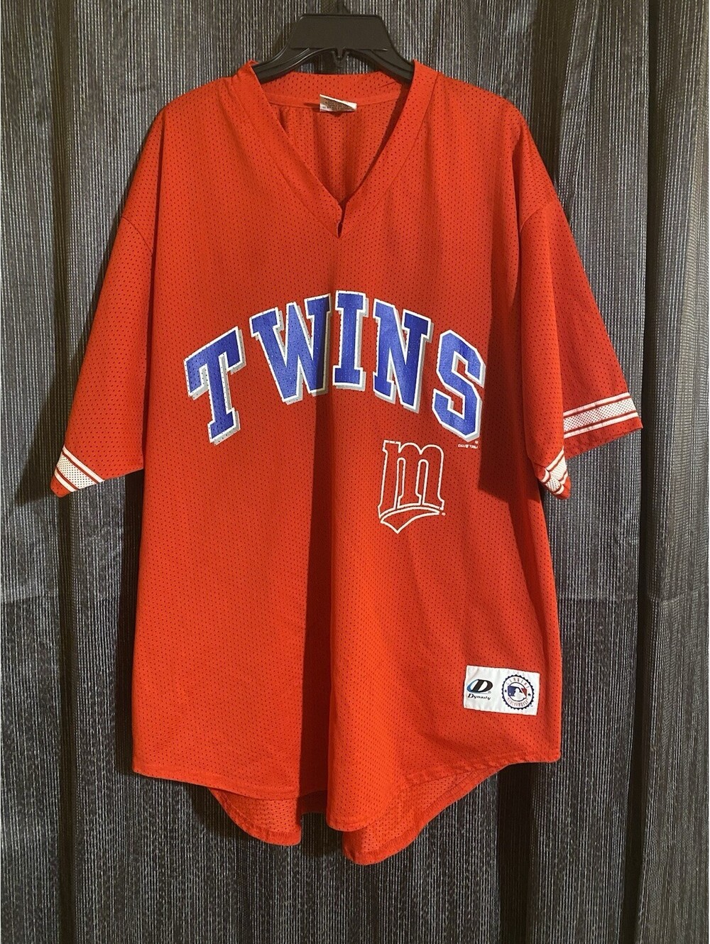 Dynasty Size 2XL Red MLB Minnesota Twins Baseball Jersey - 2001 Y2K